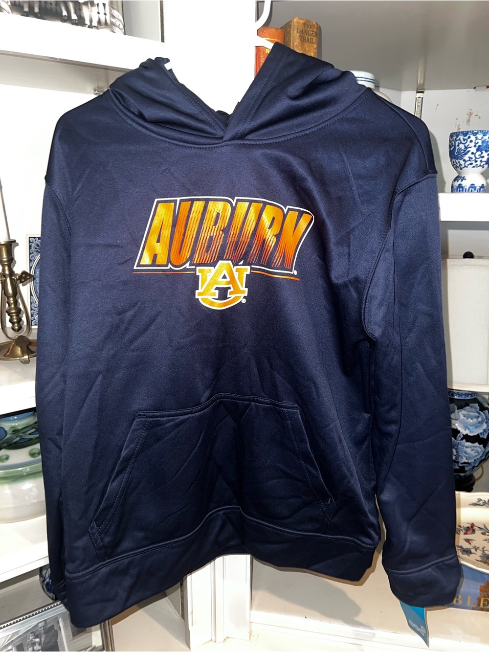 Auburn Kids' Navy Hoodie - Team Logo Pullover